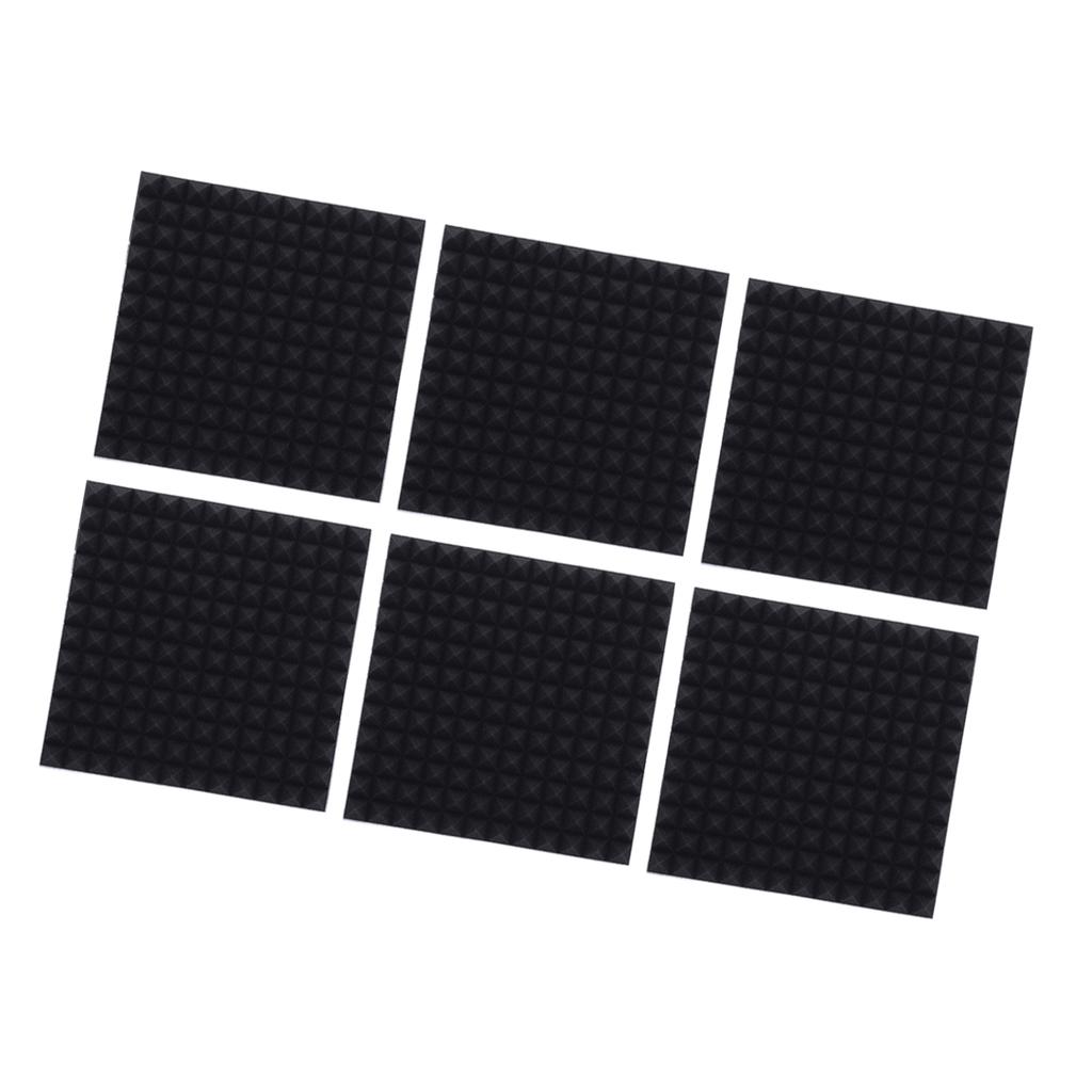 10PCS Acoustic Dampening Panels High Density Sound Insulation Pads for Recording Studio