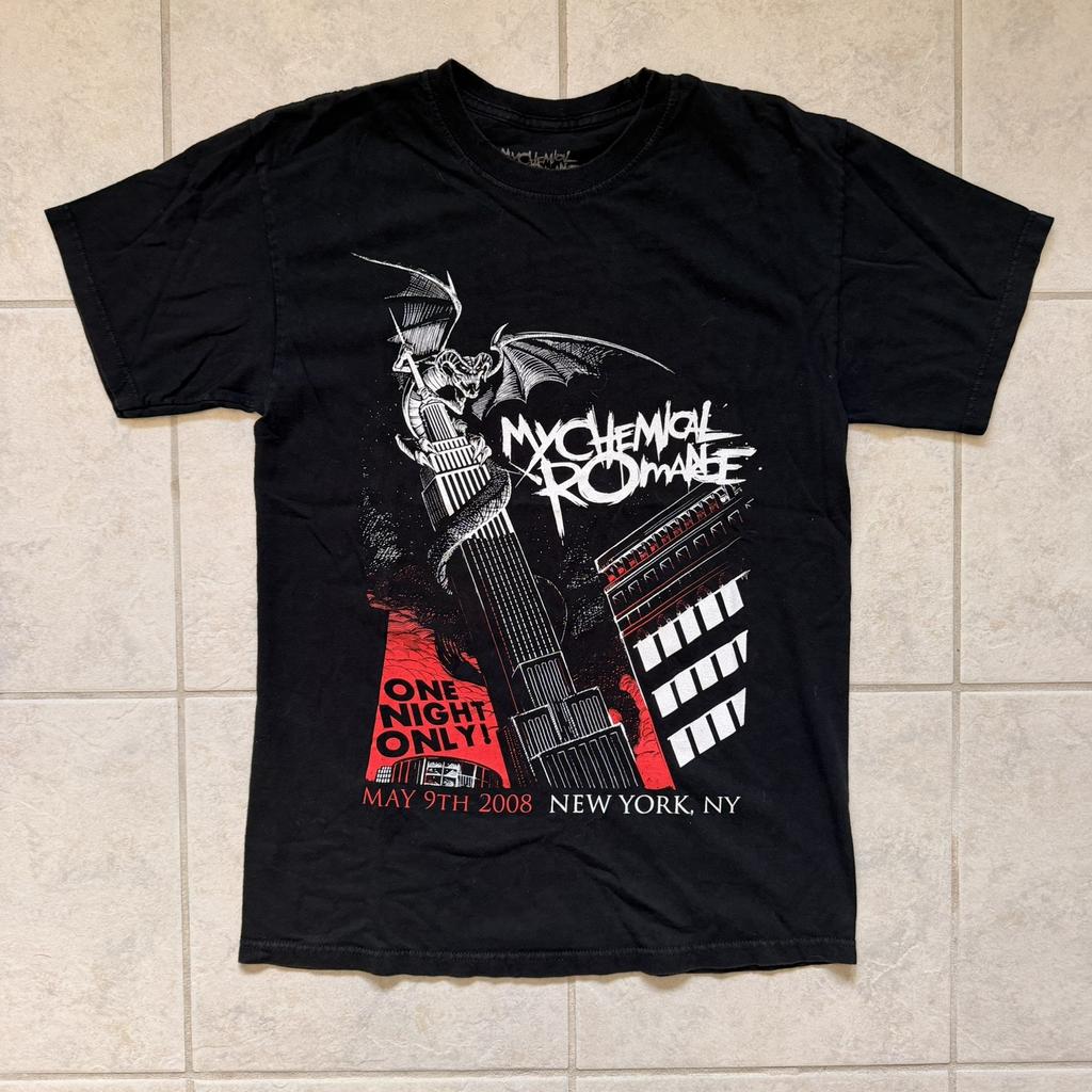 My Chemical Romance “One Night Only May 9th 2008 New York Shirt Size L