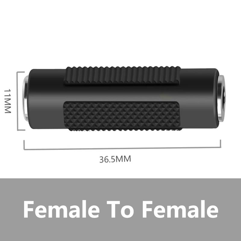 

5 шт. 3,5 мм гнездо на 3,5 мм гнездо стерео разъем соединитель адаптер аудио кабель удлинитель для наушников автомобильный MP3 5PCS