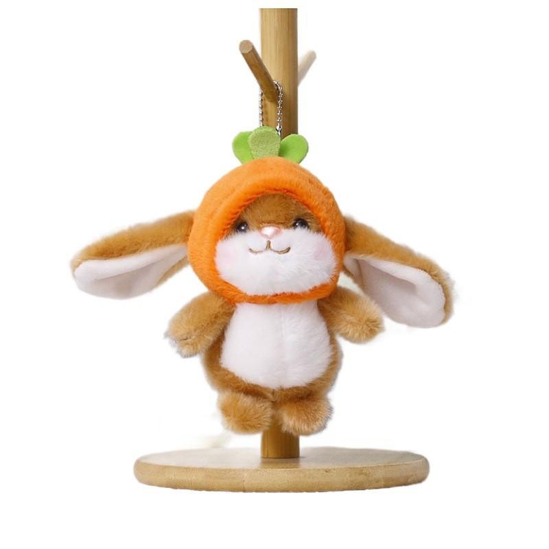 Plush Bunny Keychain With Pp Cotton Filling For Kids And Adults Gift