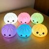 Cute Baozi LED Night Light Soft Silicone Color Changing Bedroom Decor Squishy Toy Simulation Baozi Lamp