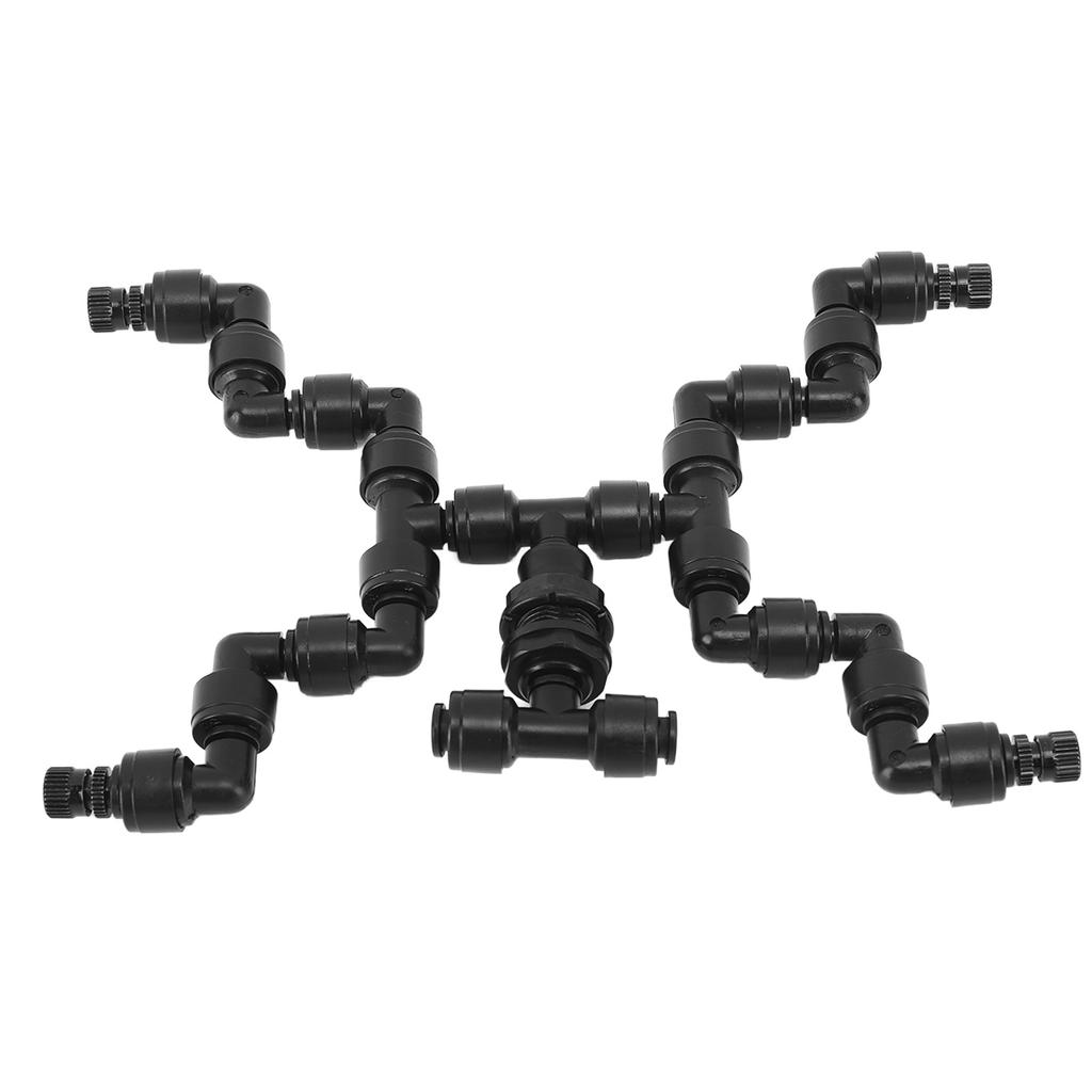 Adjustable Mist Cooling System Nozzle 360 Degree Pets Reptiles Greenhouse Rainforest Mist Maker