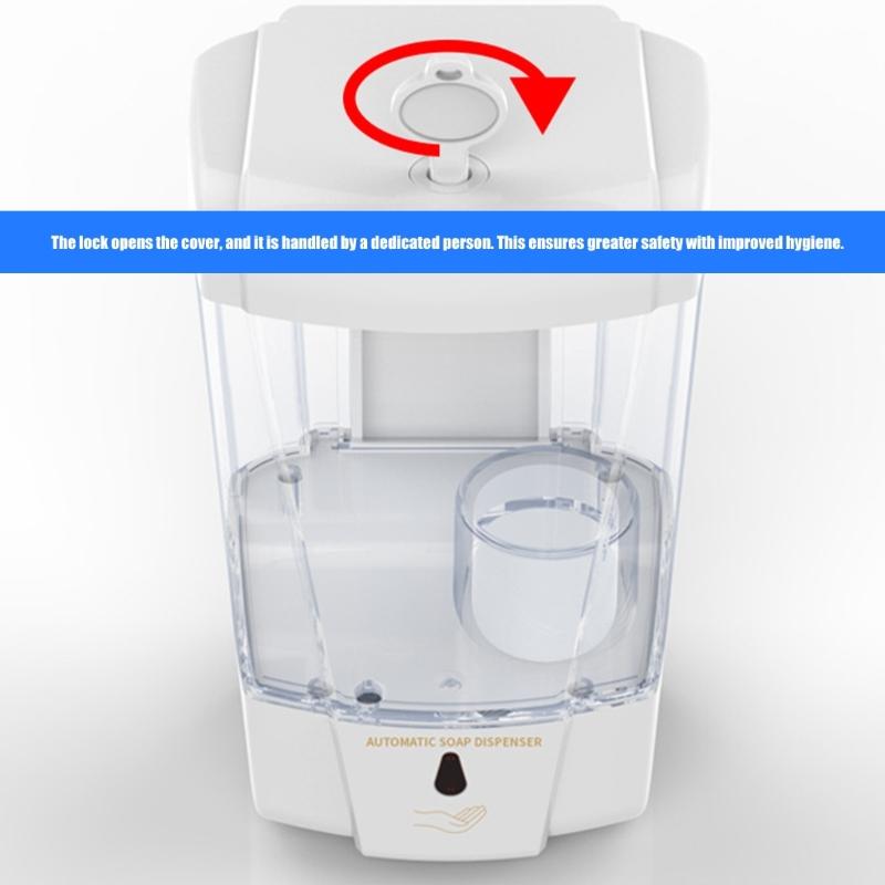 Automatic Induction Soap Dispenser 700ML None Contact Sensors Automatic Gel Hand Liquid Dispenser For Home And Office
