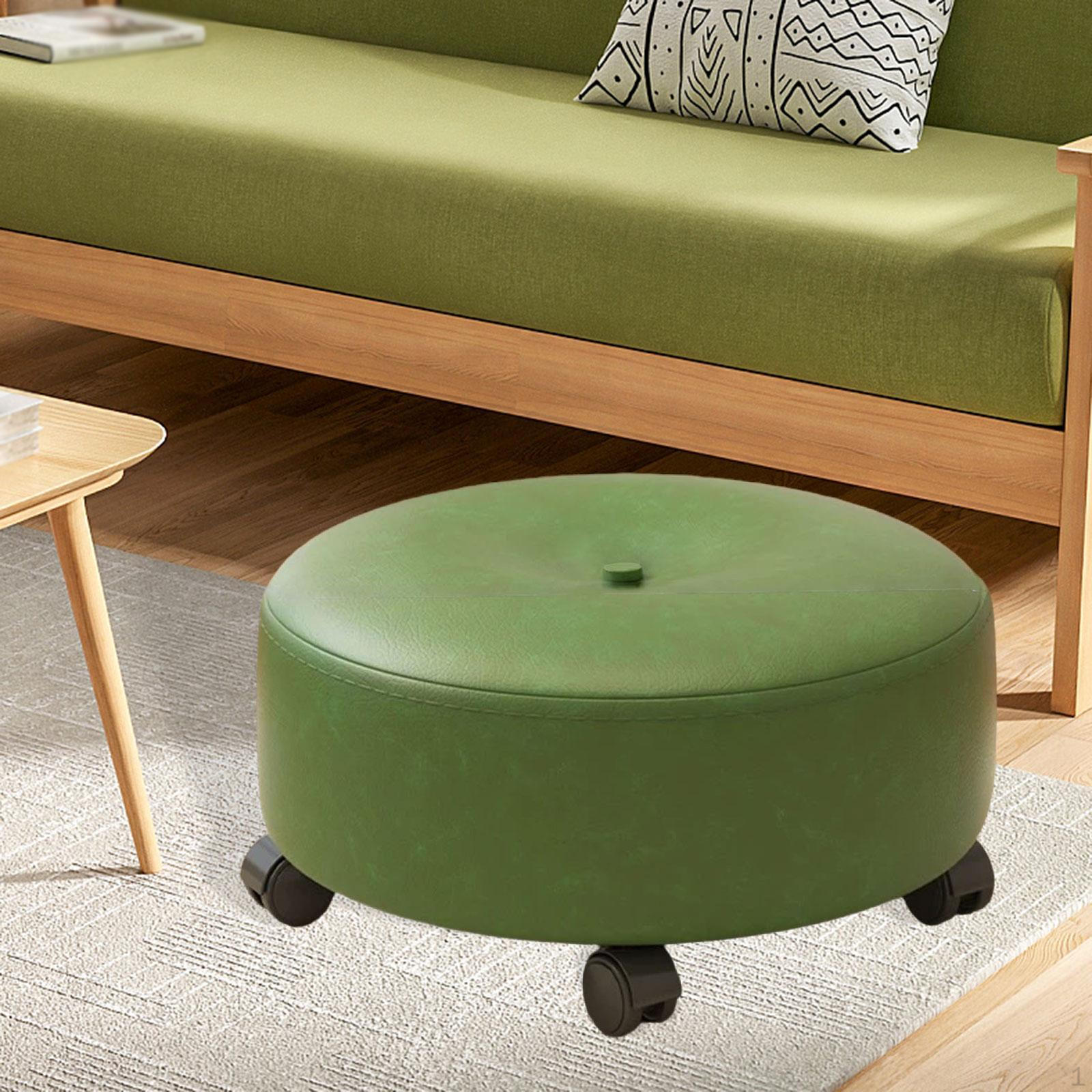 

Табурет Bass с колесиками, роликовое сиденье, короткое, из кожи Puer, универсальное, вращающееся для крыльца