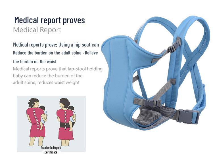 All-Season Multifunctional Baby Sling Carrier - Hands-Free Design for Newborns