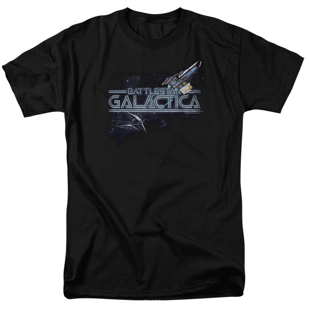 Battlestar Galactica Cylon Persuit T Shirt Licensed Sci-Fi TV Classic Tee Black XXXXL