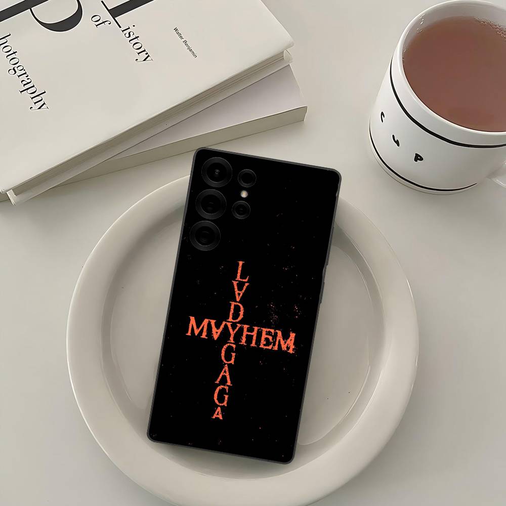 Sängerin L-Lady Gaga Mayhem Handyhülle Für Samsung S 24 fe 25 Ultra plus 20 lite 21 30 22 23 24 22 Ultra 5G Hüllen