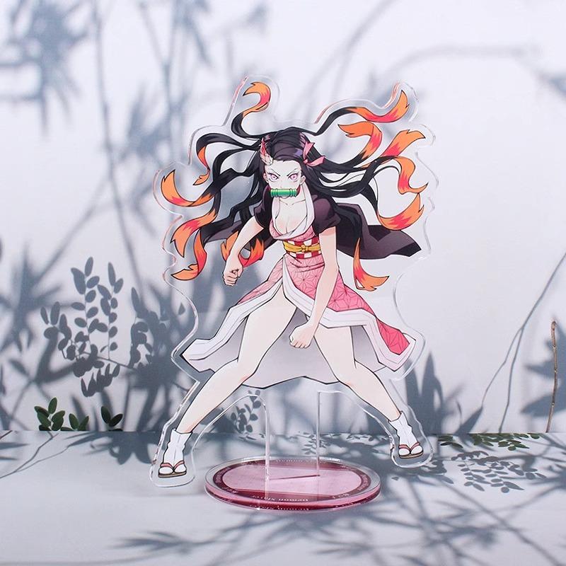 Demon Slayer Kimetsu No Yaiba Tanjiro Kamado Large Acrylic Stand Figure Character Desktop Decoration Collectible For Anime Fans