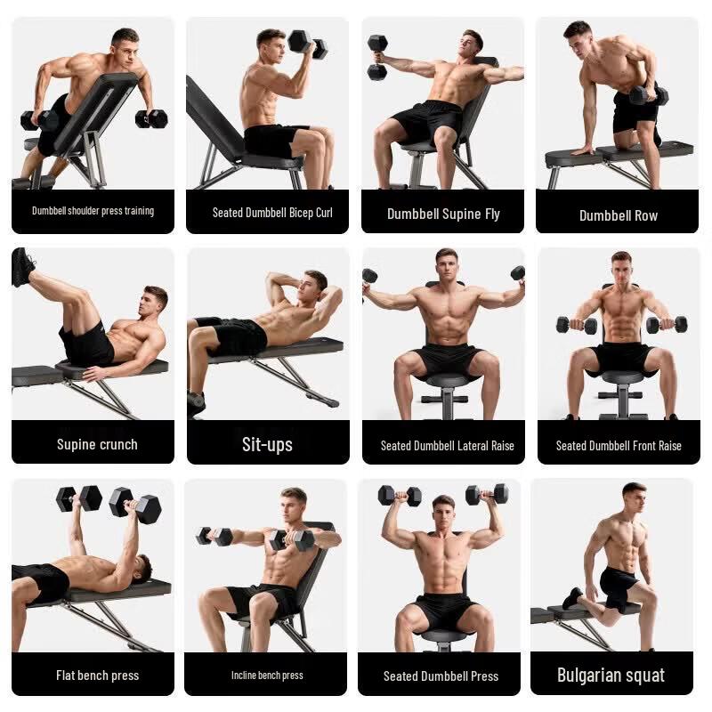 Pantu Foldable Multi-functional Fitness Bench