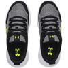 Under Armour Essential GS Black Neon Green Kids Sneakers White 3024554-001