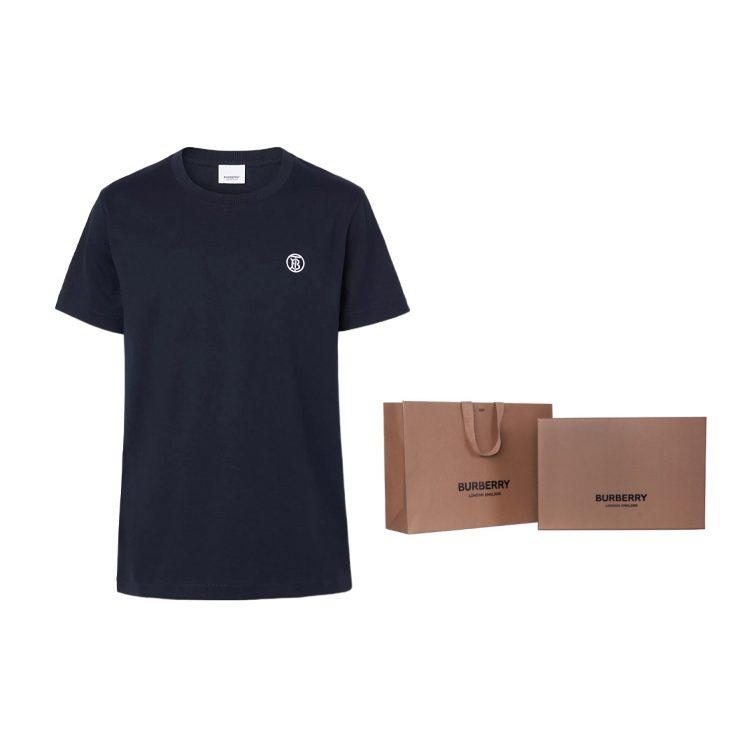 Burberry TB-embroidered Cotton T-shirt 80561761