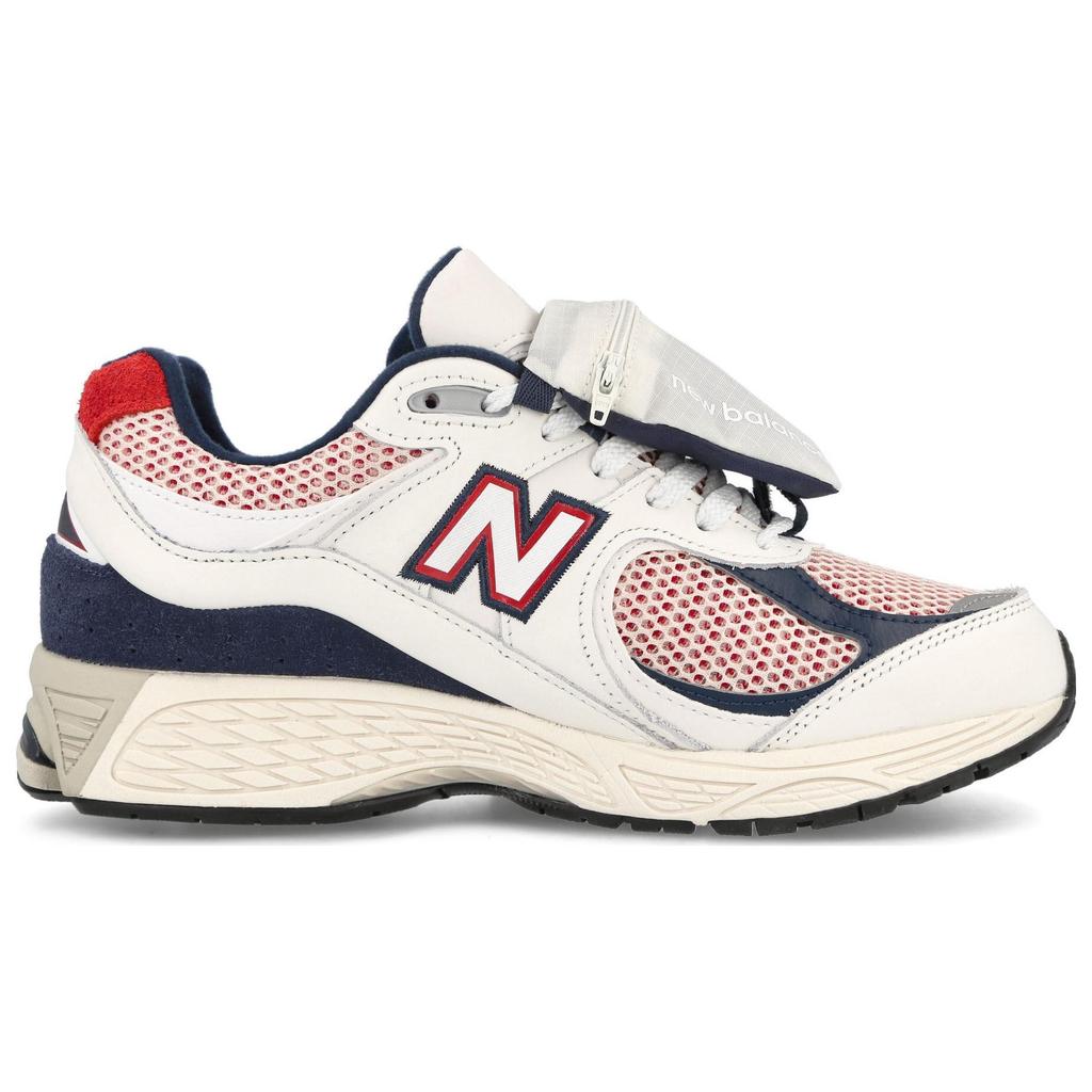New Balance 2002R Pouch - Navy Red Unisex Sneakers White Sea-Salt Team-Red M2002RVE