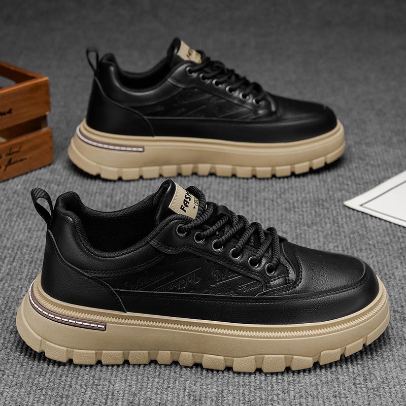 New Men's Classic Fashion Low Top Thick Sole Skateboarding Shoes Comfortable Soft Sole Basketball  Sneakers