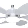 Ceiling Fan Light Noiseless Lamp for Home Use Indoor Dining Room White