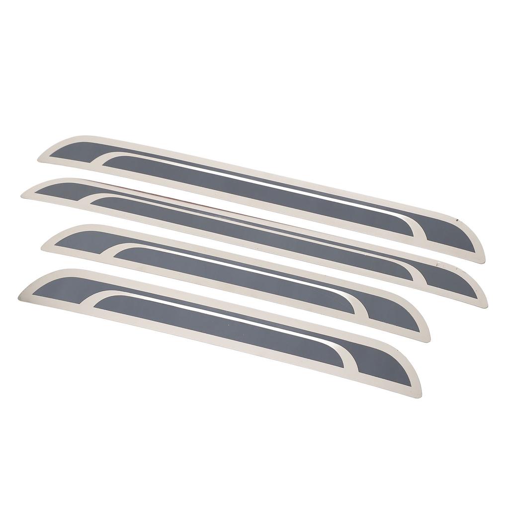 4Pcs Door Sill Cover Guard Stainless Steel Wear Resistant Door Sill Trim Replacement for Peugeot 208 307 308 408 508