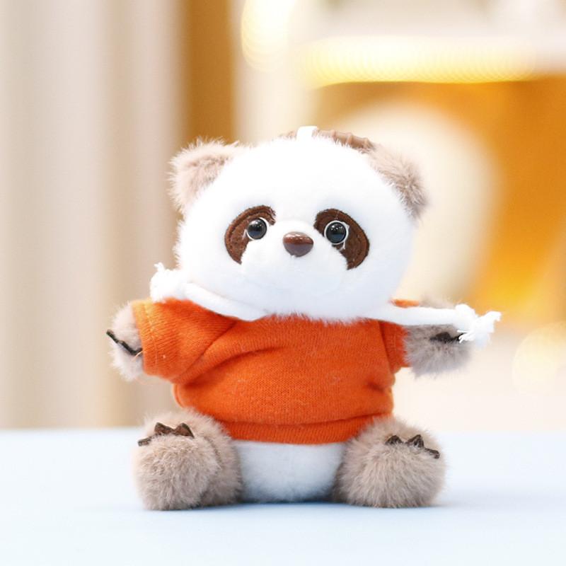 

Plush Panda Keychain With Soft Short Plush For Kids And Collectors оранжевый