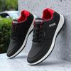 Men Leather Casual Shoes Lace Up Vulcanized Shoes Outdoor Tennis Training Shoes High Quality Men Sneakers Big Size48 Tenis 2025