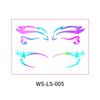 European & American Cross-border Music Festival Laser Eyeliner Stickers - Waterproof & Long-lasting Disposable Tattoos