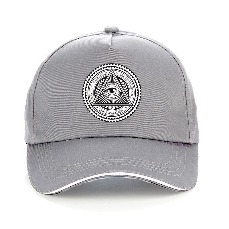 

Всевидящий сглаз Иллюминаты Унисекс шляпа крутая летняя вентиляция шляпы в стиле хип-хоп Винтаж Египетская пирамида Иллюминаты бейсболка горра Adjustable