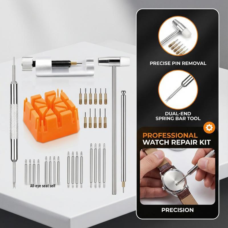 Watch Band Adjustment & Repair Tool Kit - 38 Pieces