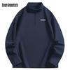 Mark Fairwhale Men's Half-Zip Stand Collar Fleece-Lined Thermal Long-Sleeve T-Shirt