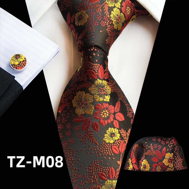 Cozy Up 3 részes szett férfi szilva Paisley nyakkendő háromrészes öltöny, nyakkendővel zsebes törölköző mandzsettagombokkal