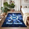 Crystal Velvet Rug Custom Name Text, Soft Non Slip Floor Mat Home DecorBrighton & Hove Albion Football