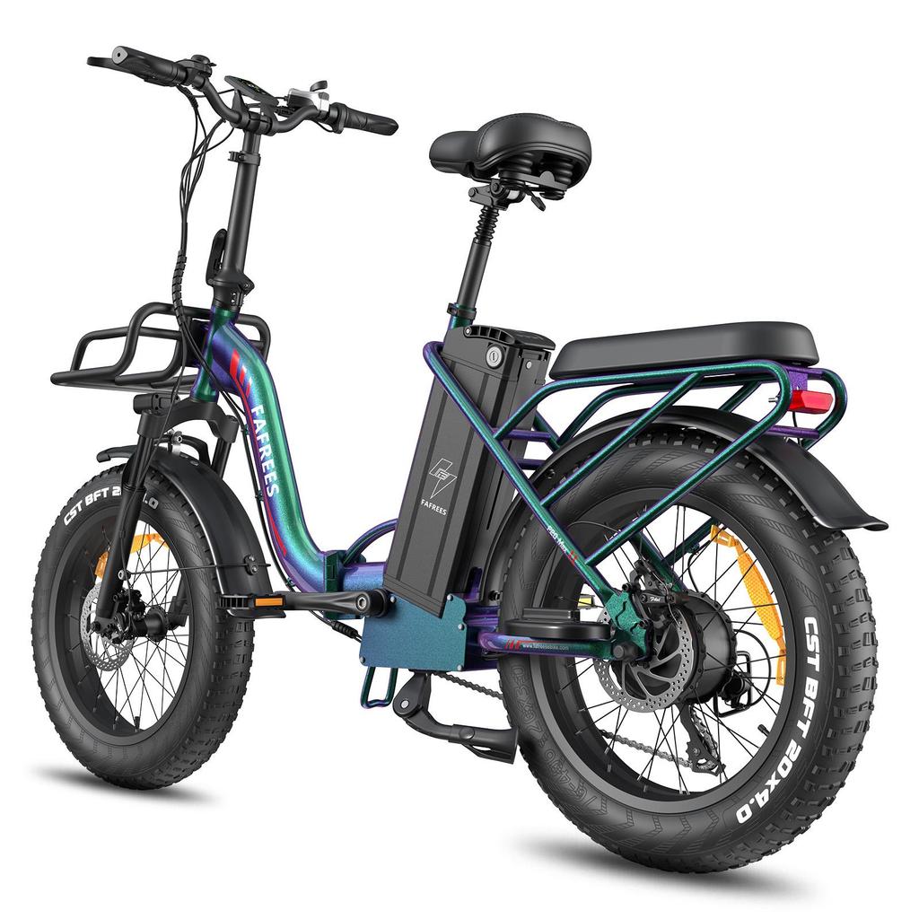 FAFREES F20 Max Folding Ebike with 48V 30Ah LG Battery, LCD Display