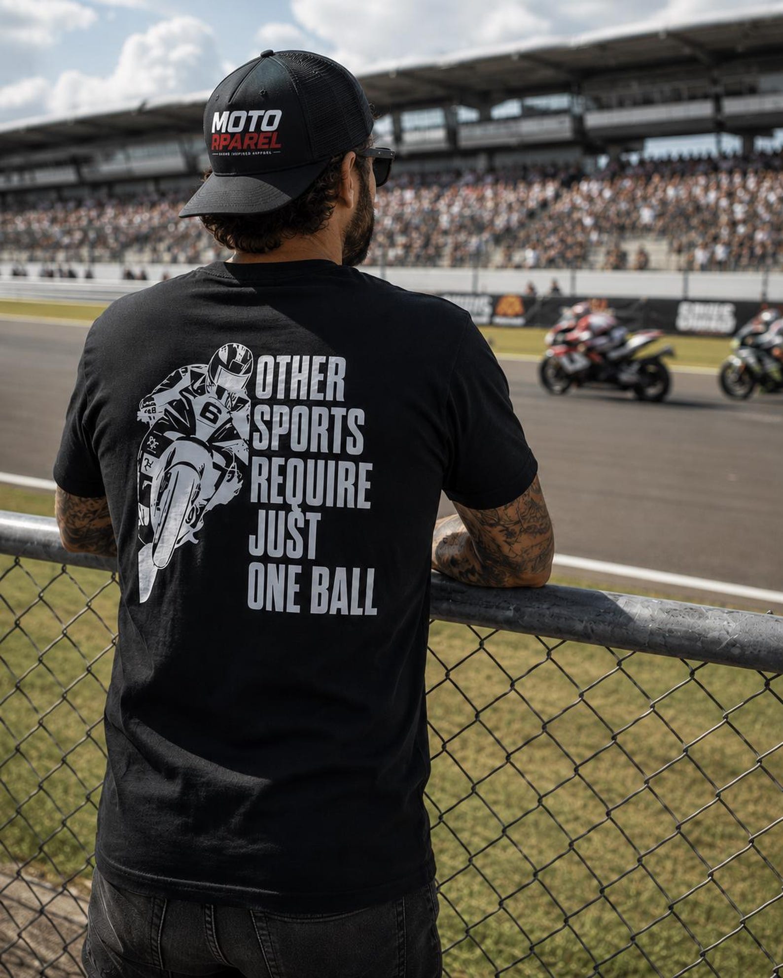 Isle of Man Outline Logo T-Shirt | TT Motorcycle Racing S