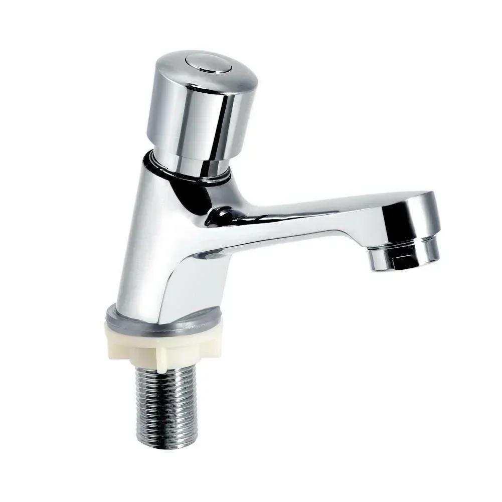 Flush Valve Time Delay Faucet Delay 4-6 Seconds Female Thread G1/2 Time Delay Faucet Time Delay Function Bathroom