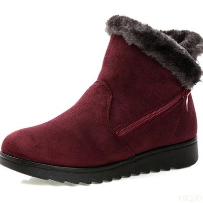 Fashion Women's Fashionable Waterproof  Warm Snow Boots Winter New Style Simple Warm Comfortable Daily Casual Women's Shoes