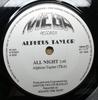 7-Zoll-Single ALPHEUS TAYLOR All Night AT1117 Mega Records UK 1989 UK Reggae Ska Dub Gebraucht