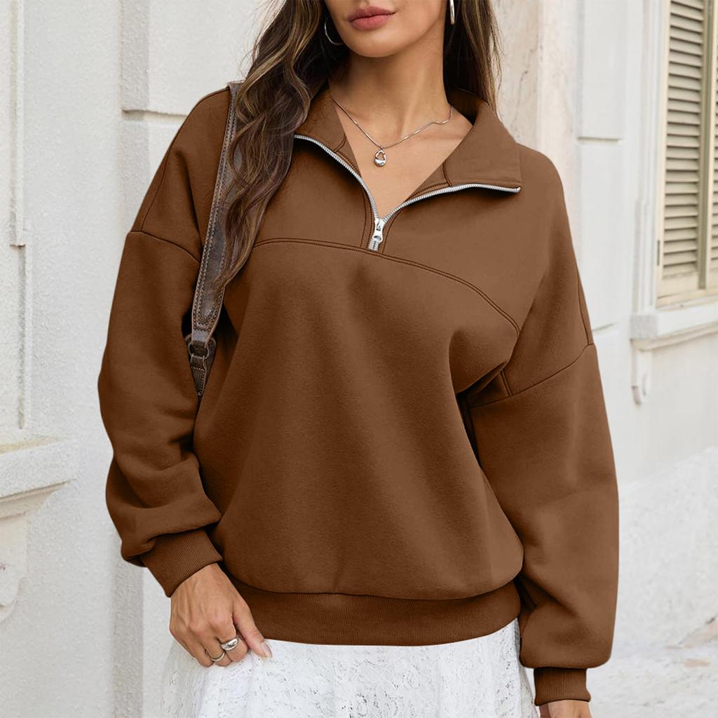 Womens Casual Long Sleeve Drawstring Sweatshirt Pullover Tops Loose Oversized Clothes