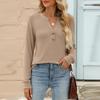 Women's Fashion Casual Color Long Sleeve T-shirt Pullover Top