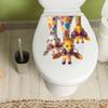 Cool Giraffe with Sunglasses Toilet Seat Sticker Bathroom Decor Removable Waterproof Decal
