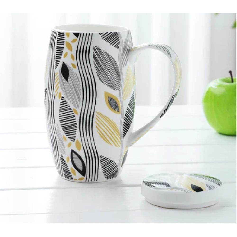 

700 мл, большая кофейная кружка из костяного фарфора, керамический стакан для чаепития, большая кружка, рождественская подарочная чашка, фарфоровая большая кружка, эмалированная чашка taza 601-700ml