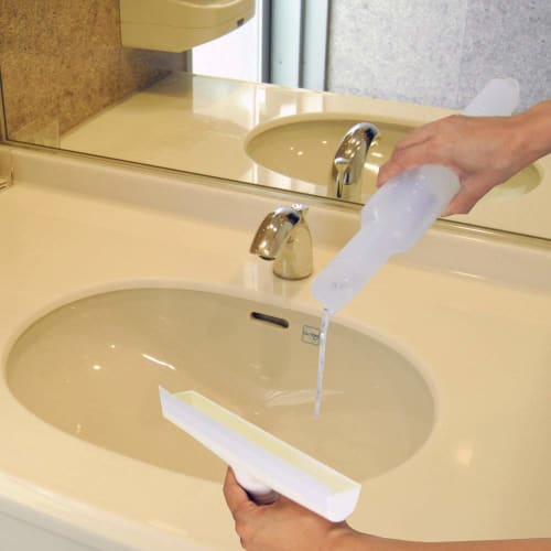 Azuma Condensation Remover Wiper, Water Droplet Tall Shitamade, 21cm Wiping Width, 300ml Tank Capacity, Adjustable Head Orientation for Different Loca