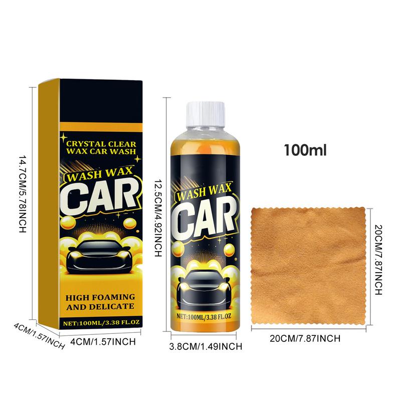 Pěnový mycí prostředek na auto 100 ml velkokapacitní pěnový čistič ve spreji Nemastný sprej na keramický nátěr Univerzální vnější ochrana auta &
