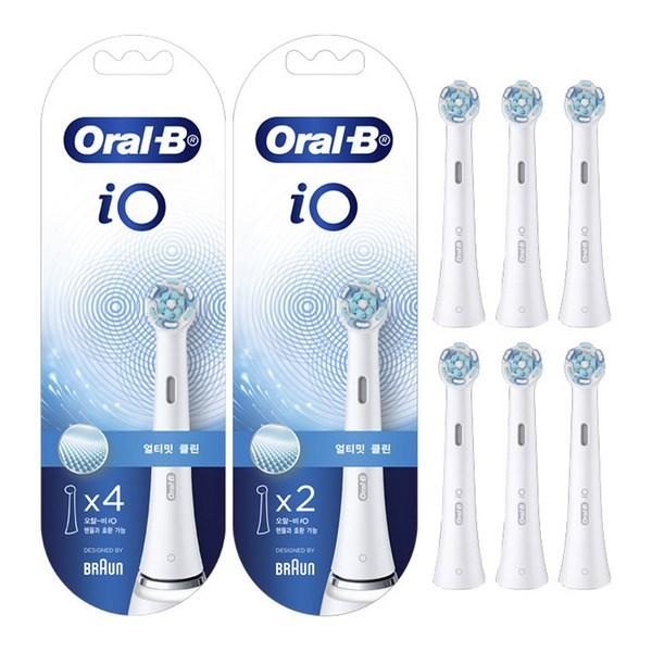 

Электрическая зубная щетка Oralbi IO Refilmo Ultimate Clean White, Oral-Rain, 6 штук