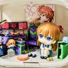 10cm Anime Evangelion Figure Pvc Ayanami Rei Asuka Shinji Action Figures LookUp Gift Collection Series Model Toy Q version Poseable Articulated 2