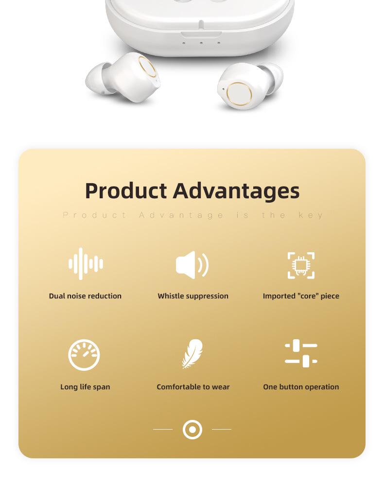 Binaural Magnetic Rechargeable Hearing Aids for Seniors