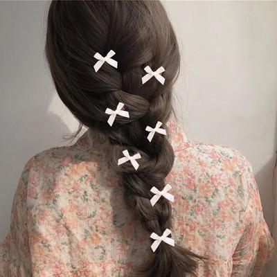 Forcina Fiocco di Nastro Dolce Fata Frangia Clip Nuove Mollette Fiocco Ragazze