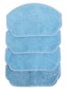 4 Pack of Microfiber Mop Cloths for For Cecotec For Conga 999 Vacuum Cleaner