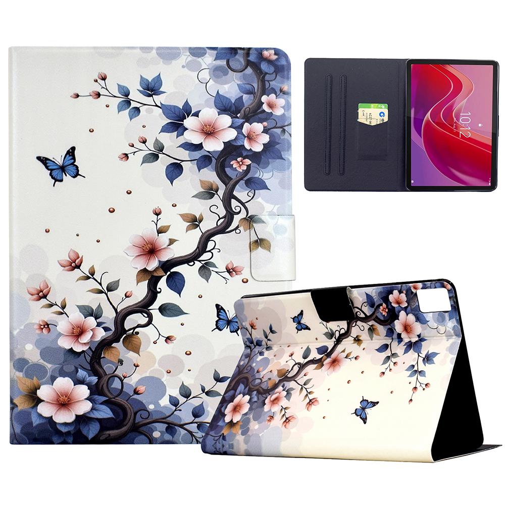 For Lenovo Tab M11/Xiaoxin Pad 11 2024 Stand Case Pattern Printing Tablet Leather Cover with Auto Wake/Sleep