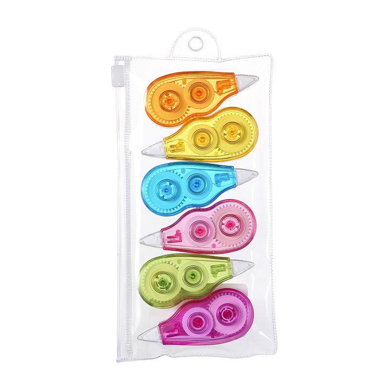 Smooth Correction Tape Set - Creative, Large Capacity, 6-Pack, 24 Meters Each