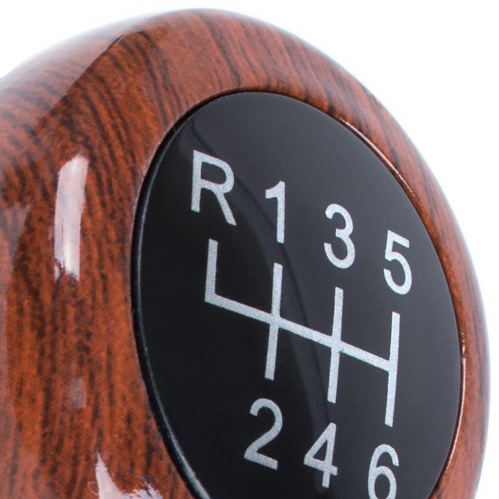 BMW E30 E32 E34 E36 E39 E46 E60 E61 E62 E63 E81 E82 E85 E87 E88 E90 E91 E92 X1 X3 X5 gear shift knob WOOD 6 SPEED