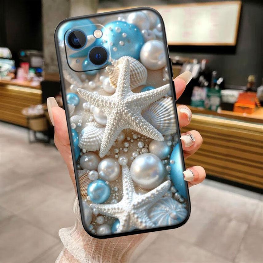 IK25 Conch Starfish New High-End Shell Phone Case for Xiaomi Poco C40 C50 C51 C55 C65 C71 C75 F3 F5 F6 F7 M2 M3 Pro Ultra