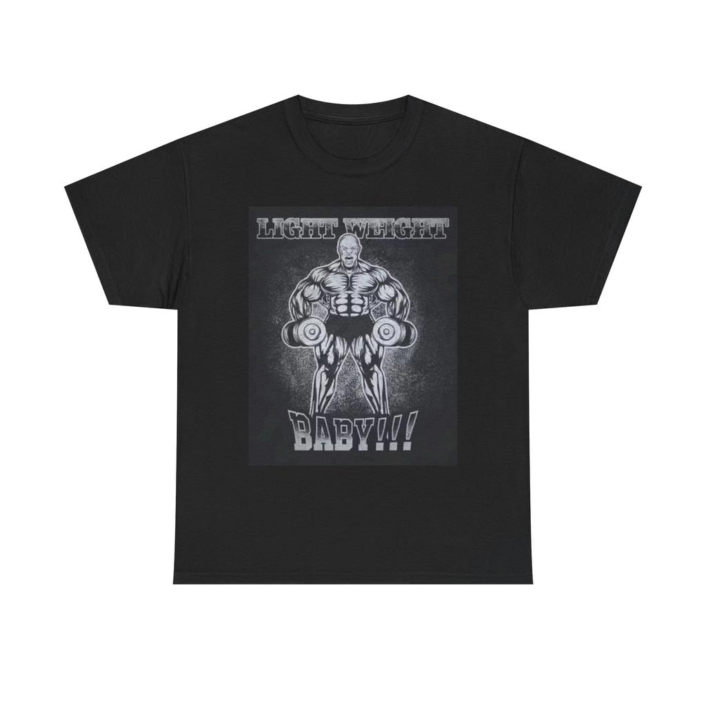 Men's and Women's T-shirts Lightweight Baby Bodybuilder Graphic