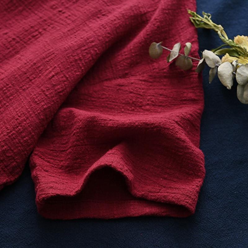 Women Vintage Cotton Linen T-Shirts Solid Color Irregular Summer O-Neck Simple All Match Short Sleeve Tops