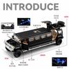 1:32 Alloy Hummer H2 Lengthen Limousine Metal Diecast Car Model Sound and Light Pull Back Kids Toy Vehicles gift